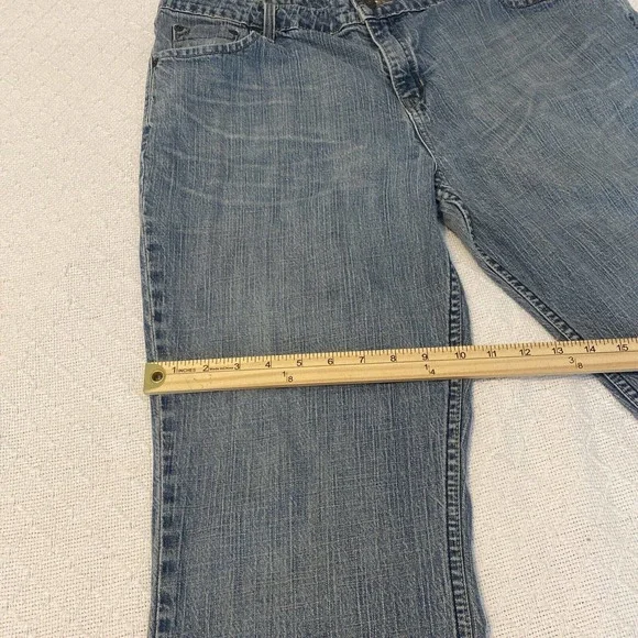 Levi's Jeans Womens 18 Short Mid Rise Bootcut Medium Wash Blue Denim - Picture 9 of 16